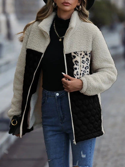Valentina | Chaqueta Print Animal - Caramelo