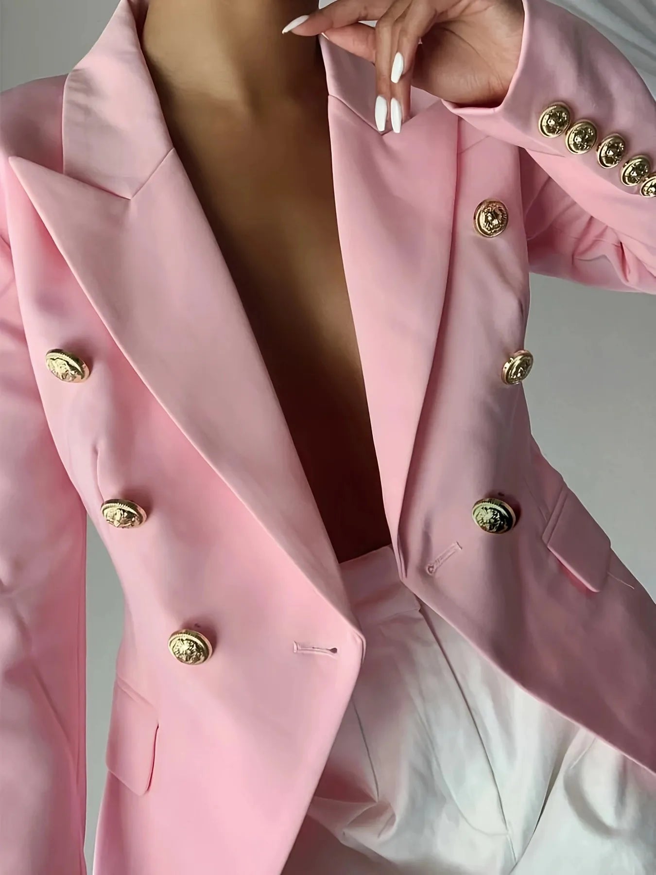 Melissa | Blazer Cuello Solapa con Botones