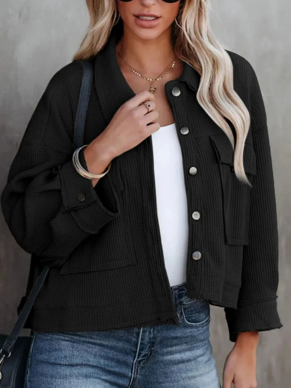 Carmen | Chaqueta Botonera Chic - Moss