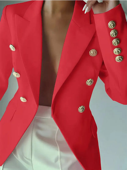 Melissa | Blazer Cuello Solapa con Botones