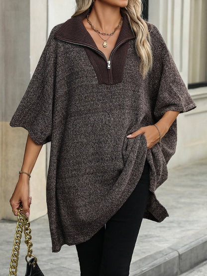 Dominica | Suéter Con Abertura Quarter Zip Half