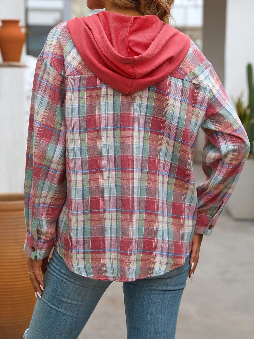 Francisca | Chaqueta con Capucha - Gris