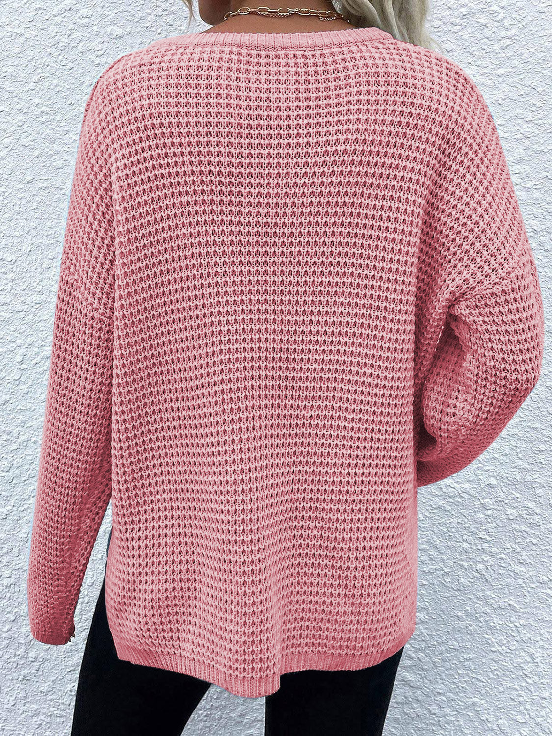 Bethany | Suéter Notched Manga Larga