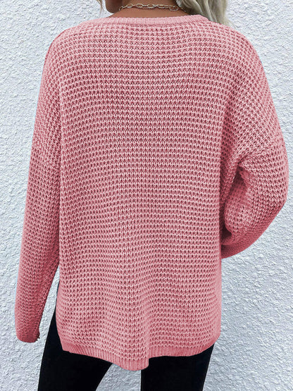 Bethany | Suéter Notched Manga Larga