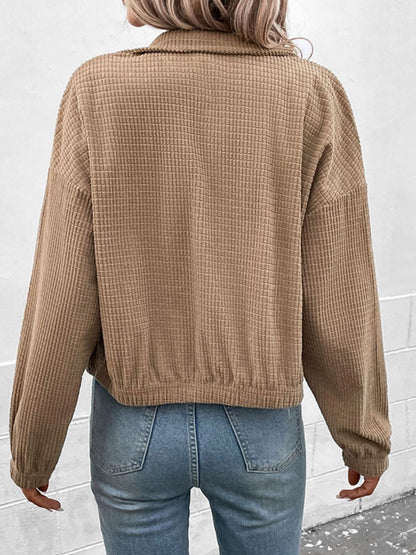 Martha | Chaqueta Hombro Caído - Khaki