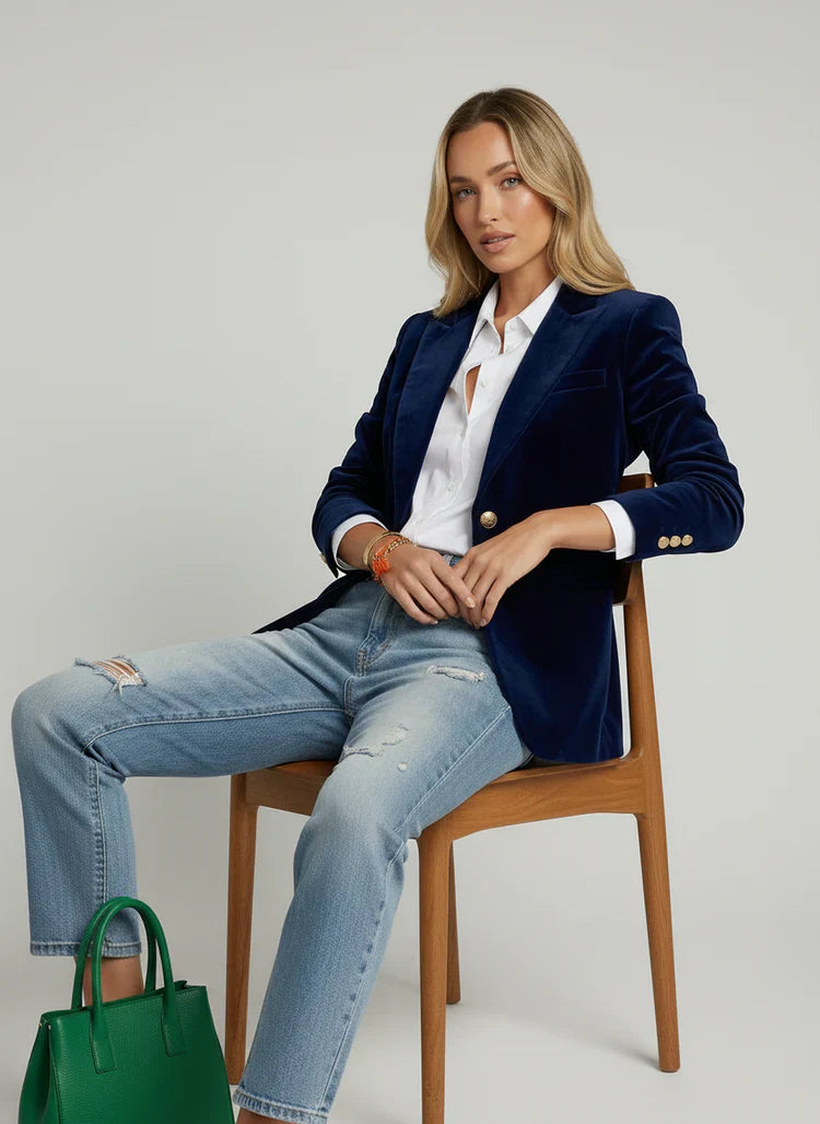 Bianca | Blazer Velvet Elegante