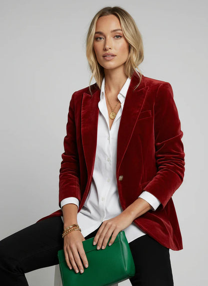 Bianca | Blazer Velvet Elegante