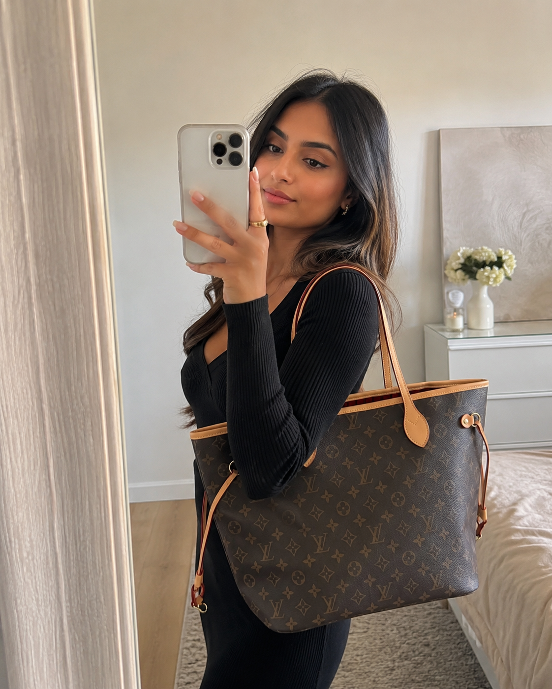 Cartera Novaher en uso