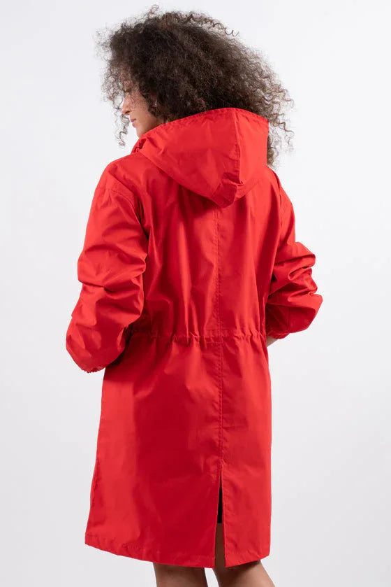 Scarlet | Parka Cortaviento Roja