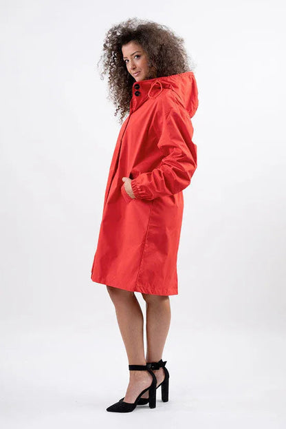 Scarlet | Parka Cortaviento Roja