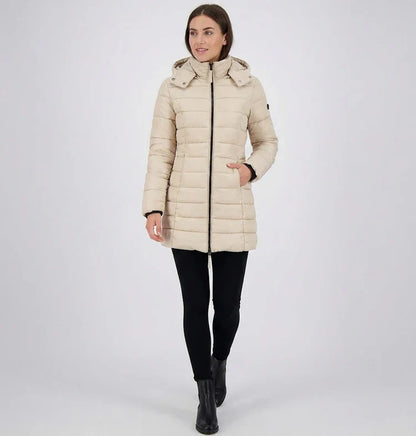 Noir | Parka Larga Negra con Capucha