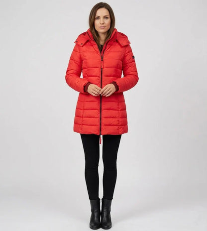 Noir | Parka Larga Negra con Capucha